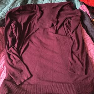 Elegant Burgundy Sweater